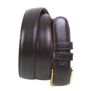Coach 5700 DARK BROWN GENUINE LEATHER 7/8"Wd CASUAL DRESS MEN'S BELT 36/90 (80T